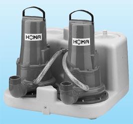 Канализационная насосная установка с режущими лопастями HOMA SANIBOY G  180-16W (250-16)  